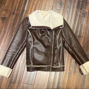 Shearling pilot jacket